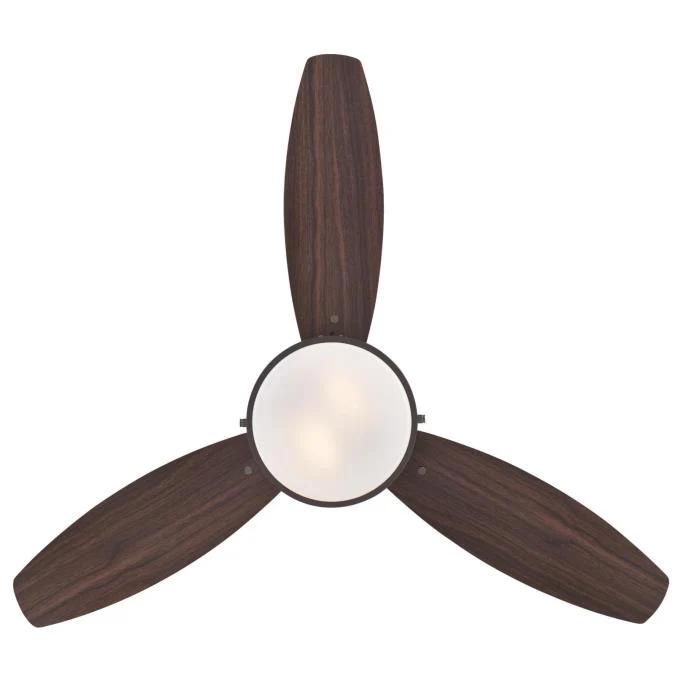 Alloy 42-Inch Three-Blade Indoor Ceiling Fan, Oil Rubbed Bronze Finish with LED Light Fixture - Image 3